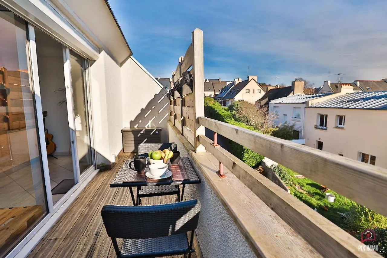 Appartement Plage Du Moulin Blanc - Vue Mer - Oceanopolis Brest Frankrijk